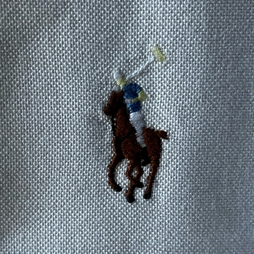 Men’s Ralph Lauren long sleeve white dress shirt. Size 18-35